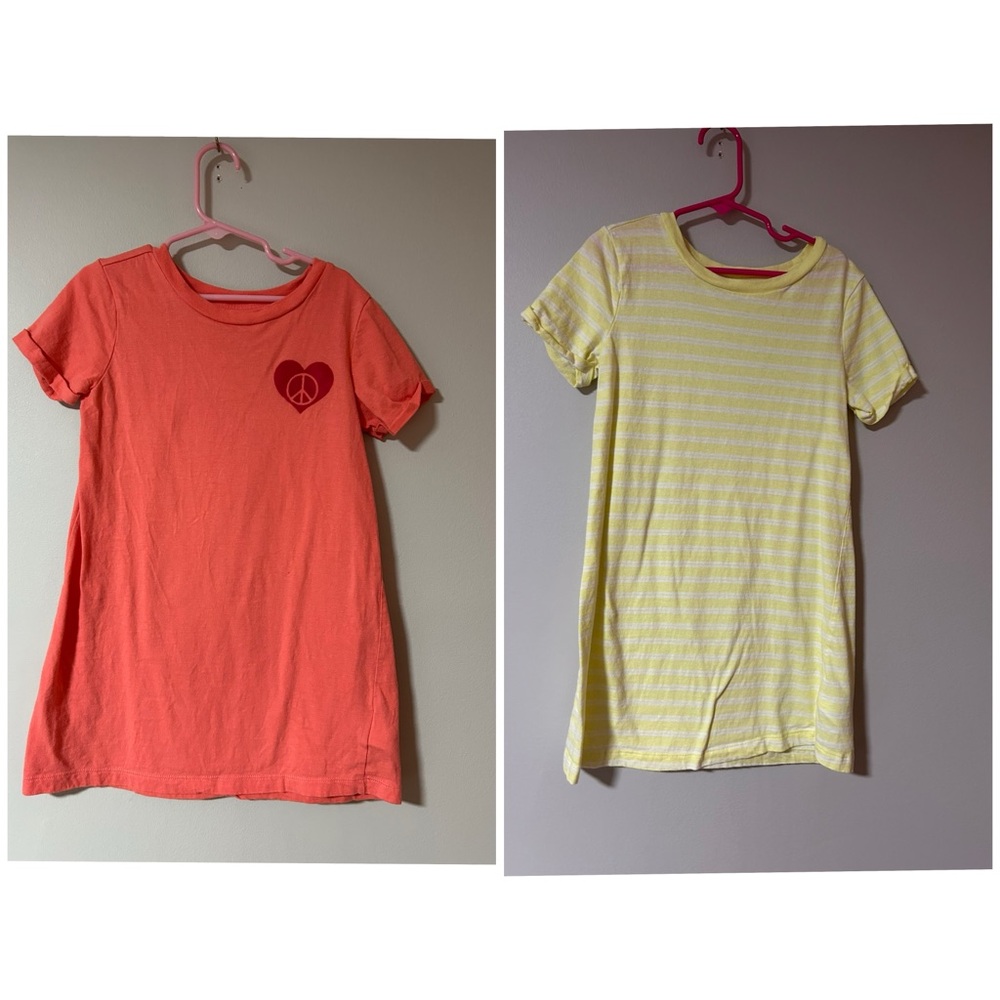 Gap Kids Graphic T-Shirt Dresses Size S (6-7)